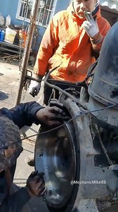 Tractor Clutch Disc Replacement. #auto #automobile #automechanic #autos #tractor #automotive #clutch | Mechanic Mike