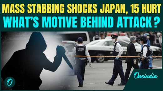 Breaking: Brutal mass stabbing in Japan leaves 15 injured in broad daylight | Security on high alert