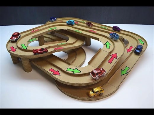 Build a Magic Track for Cars Using Cardboard