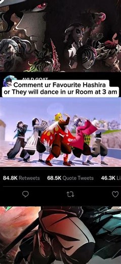 Hashira Dance #demonslayer #kny #hashira #tanjiro #nezuko #animeedit #fypシ