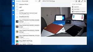 Dropbox, Windows 10'a adapte edildi