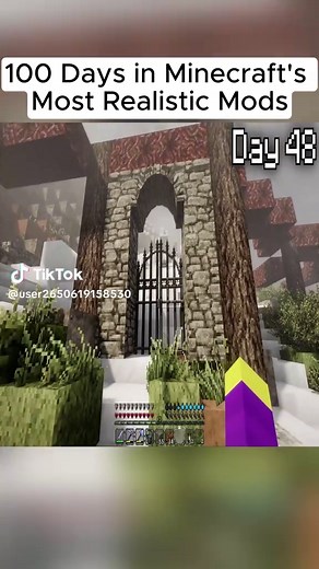 100 Days in Minecraft's Most Realistic Mods Challenge