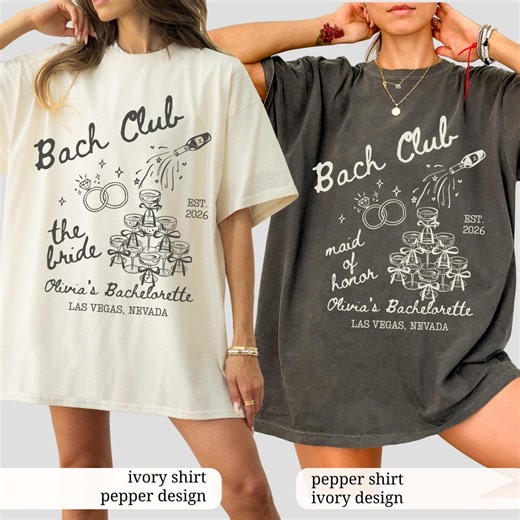 Personalized Bach Club Shirts, Cherry Margarita Cocktail Bachelorette Tees, Team Bride Shirts, Custom Bachelorette Shirt, Bridal Party Shirt - Etsy