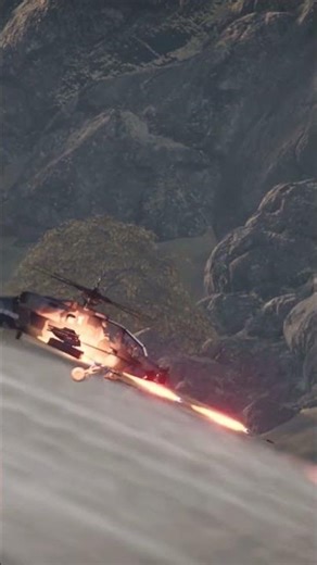 Apache Helicopter Demonstrates Precision Tank Engagement