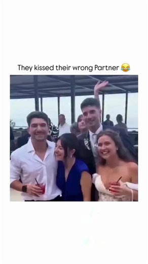 3s6an1 on Instagram: "The video captures a brief but painfully awkward moment where two couples lean in at the exact same time, only to end up kissing the wrong partners. For a split second, everything freezes as confusion replaces intention. Faces pull back slowly, eyes widen, and the realization hits all at once that something has gone very wrong. What follows is a mix of stunned silence and nervous laughter as everyone tries to process whether the moment was an honest mistake or a perfectly m