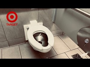 Men’s Restroom Tours | AcornVac Toilet Flush | XLerator | Target, Glendale Galleria Mall, California