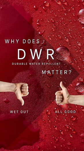 GORE-TEX® Brand on Instagram: "Has your outerwear lost its mojo? This is Durable Water Repellent (DWR) treatment, explained! Next-generation GORE-TEX Products with the ePE membrane are PFAS-free. They're also breathable and durably waterproof. The DWR coating provides an ultra-thin, organized surface layer that reduces surface tension to resist water and ensure lasting comfort. If your GORE-TEX Garment is needing a little love and you want that straight-out-of-the-box feeling watch our video, DW