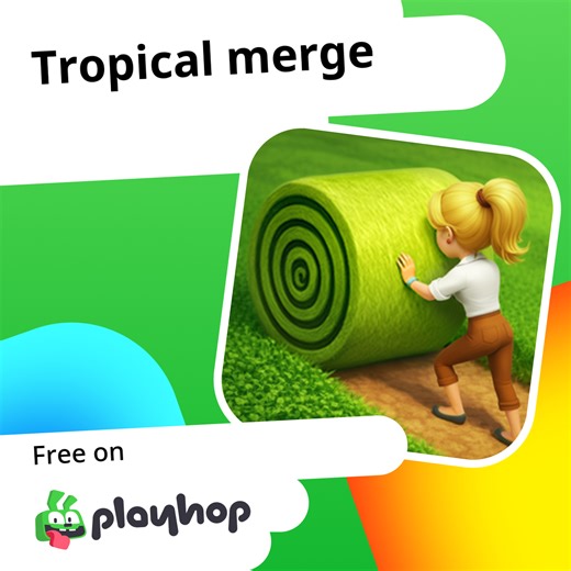 Tropical merge: Play Online For Free On Playhop