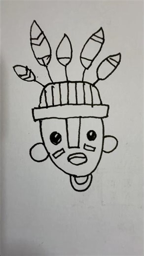 Easy tribe drawing #tribe #forest #drawing #art #easydrawing #sketch #drawingtutorial