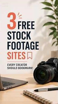 3 free stock footage sites every creator should bookmark!