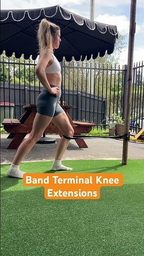 Band Terminal Knee Extensions