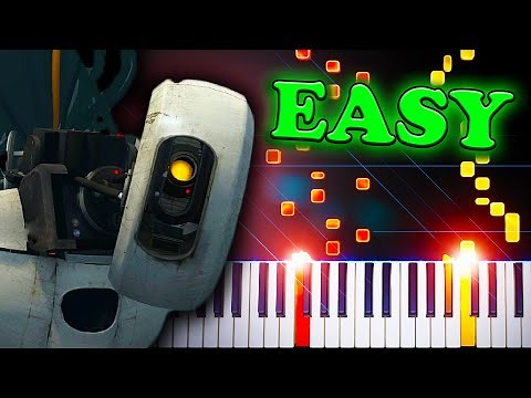 Still Alive (from Portal) - EASY Piano Tutorial