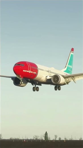 Boeing 737-8 MAX Norwegian Airlines Landing at Bucharest LROP ✈️ | MSFS 2024