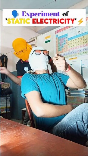 Experiment of Static Electricity #physics #pw #shorts