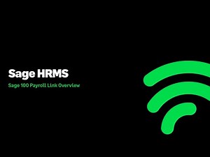 Sage HRMS + Sage 100 Payroll Link Overview