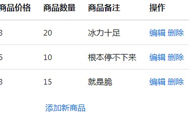 PHP MySQL 商品管理项目 增删改查 - 1904