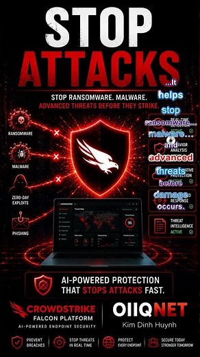 CrowdStrike Falcon Explained 🔥 (Endpoint Security in 30s)