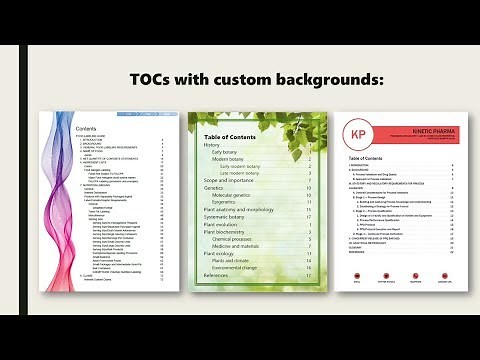 Creating a Table of Contents from PDF Bookmarks with AutoBookmark
