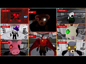 ALL PIGGY DISTORTED BOT TESTING JUMPSCARES! Game by ‪@davigamerkolling141‬