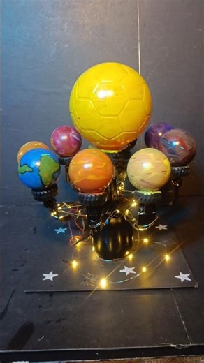 Solar System Working Model with Rotation | DIY Moving Planets Project | Science Exhibition 2026