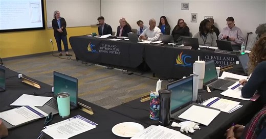 Cleveland Metropolitan School District board meeting on future of its school buildings