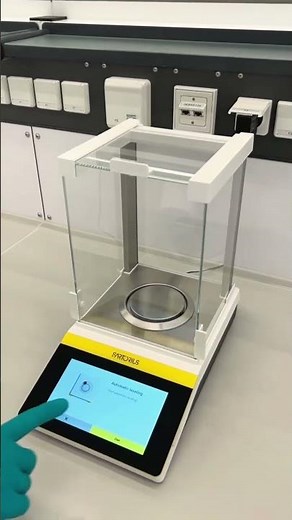 No More Manual Adjustments for Lab Balance Leveling #analyticalbalance #laboratory #lablife