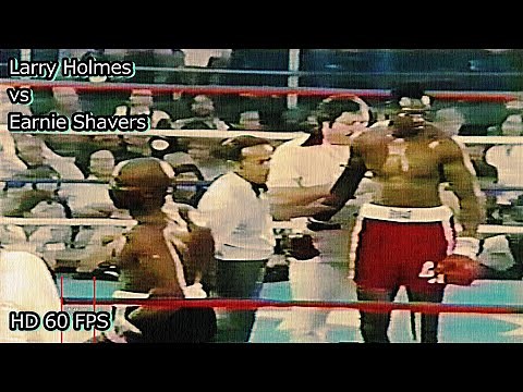 Larry Holmes vs. Earnie Shavers (1st meeting) | HIGHLIGHTS HD 60 FPS | March 23, 1978