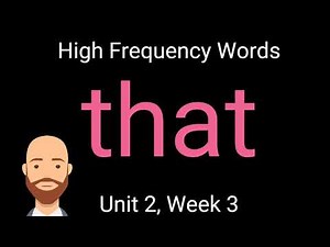 Unit 2, Week 3 - High Frequency Words - Benchmark Advance - 2nd Grade