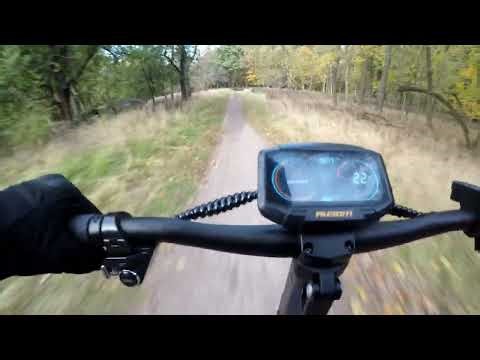 Crossing Irving Park Road! Northbound on the Des Plaines River Trail (Schiller Woods Area)