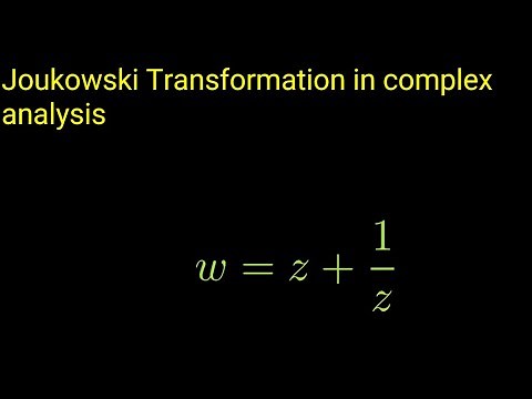Joukowski Transformation in complex analysis