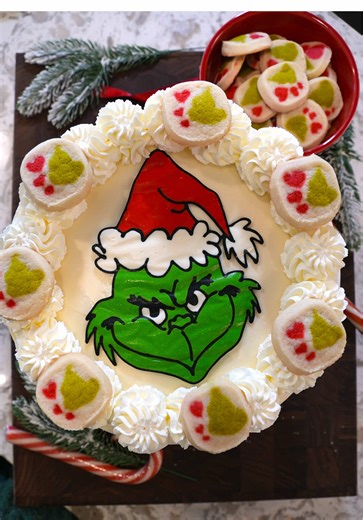 Grinch Pillsbury Sugar Cookie Cheesecake Recipe