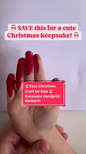 Handprint Santa Craft: Easy Christmas Fun for Kids