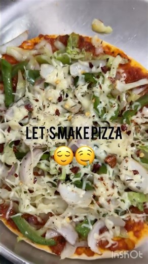 Homemade Pizza 🍕 | #tastyfood #pizza #yummyfood #streetfood #vlog #tastyrecipes