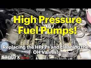 Replacing the High Pressure Fuel Pumps and OH Valves Cleaning in the Porsche Macan 3.0/3.6L engine
