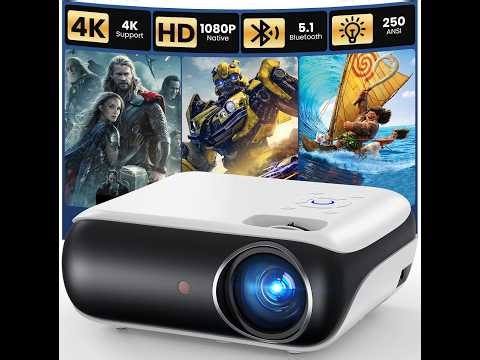 HAPPRUN H1 Bluetooth Mini Projector Review: Cheap 1080P Projector That Surprised Me
