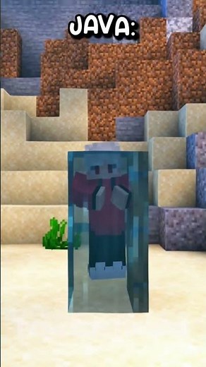 JAVA vs BEDROCK ❤️ COMMENT what do you play 😁#minecraft