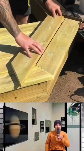 creative carpenter's idea of ​​installing boards neatly #tipsandtrick #woodcraft #woodworking #woodcraftsman #carpenters | Mang Obay