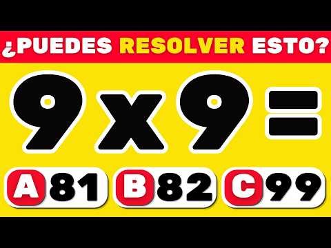 ¡Tablas del 5 al 9 para Niños! | 50 Ejercicios de Multiplicación Divertidos