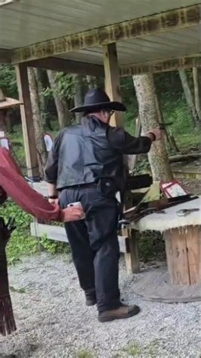 Cowboy Action Shooting at its Finest 🎯 #ExtremeSports #Competition