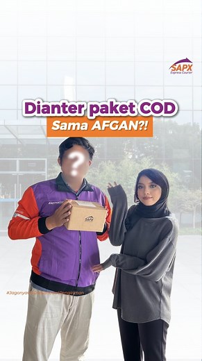 Afgan jadi kurir SAPX Express dan antar paket COD?! Yakin ini nggak salah lihat? 👀 #SAPXExpress #JagonyaCOD #SahabatPengiriman #KurirCOD | SAPX Express