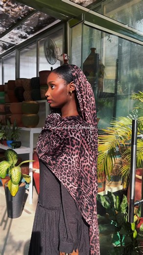 Leopard print veil because basic was never the plan 🐆✨ ₦11,000 each. Buy 3, get free delivery within Abuja. Nationwide delivery available.