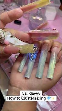 What y’all think of this set ? Hope this help for everyone wanting to learn clusters #explore #nails