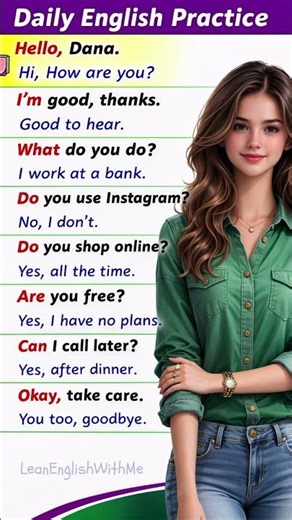 Common Daily Use English Sentences Fun Learning Question AnswersEasy english Conversation Speak Eng