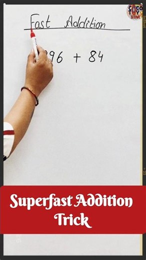 This quick addition method is TOO easy #mathstricks #shorts #education