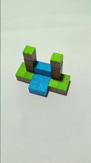 Building a Simple Minecraft Bridge 🪵🌉 | Minecraft magnetic blocks