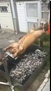 Electric Rotisserie Kit, Camping Spit Grill Roaster For Lamb Hog Pig, Height Adjustable Universal Complete Large Grill Roaster Rod, Pig Chicken Hog Lamb Charcoal Cooker, Outdoor Use Rotisserie Spit