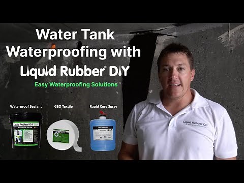 Water Tank Waterproofing with Liquid Rubber DIY - Step By Step Instructions