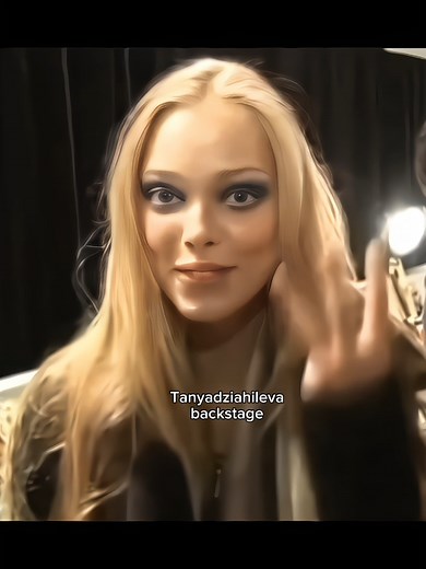Belarusian Supermodel Tanya Dziahileva's Runway Experience