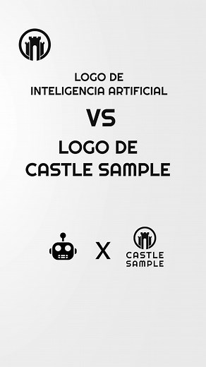 LOGO con Inteligenvia Artificial VS Logo de Diseñador Profesional 🔥 #Logo #logomaker #logos #branding #DiseñoGráfico #design #estrategiadecontenido #emprendedores #communitymatters #EstrategiaDigital #marcapersonal #marca #empresas #prompt #chatgpt #inteligenciaartificial #castlesample | Castle Sample Logos