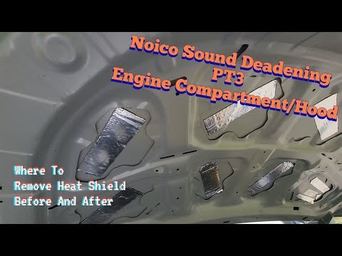 Car Care : Soundproof/Sound Deadening PT 3 : Subaru Engine Bay And Hood, Quieting Drivetrain Noise